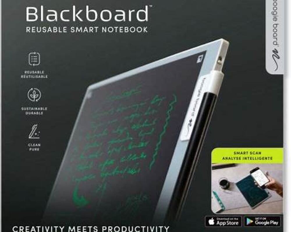 Boogie Board Blackboard 2.0 Smart Scan Reusable LCD Notebook NEW